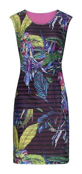 Jurk multi/black 20235-998/999