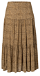 Layered A-line midi skirt 140198-020-908091