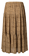 Layered A-line midi skirt 140198-020-908091