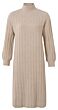 Ribbed dress  ALMOND 1-600024-210-24301