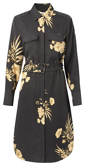 Modal belted midi dress 1801208-013-943051
