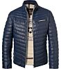 Jas leer damiano blauw 131019-60035-35