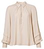Half button up top FOG SAND 1901560-214-30607
