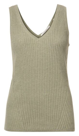 Rib stitch tank top 1000579-214-66008