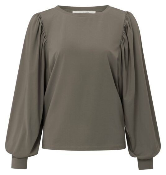 Boatneck top BROWN 1-709106-308-81304