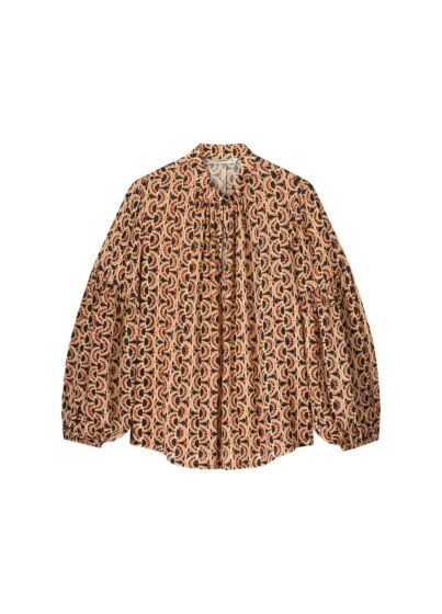Top balloon sleeves print 2s2814-11709-120