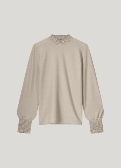 Smocked top Fine Lurex Jersey 3s5009-30644-113