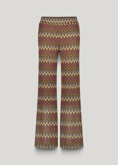 Wide leg zig zag pant 4s2807-30698-120 