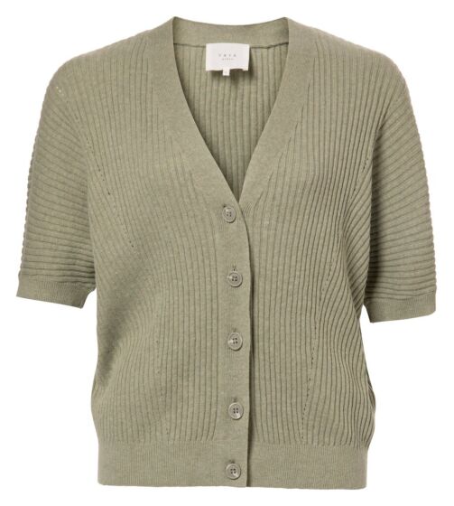 Rib stitch cardigan 1010161-214-66008
