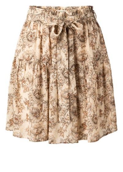 Printed mini skirt SHEER PINK 1401140-115-211061