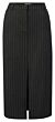 pinstripe midi skir ANTHRACITE 1-401061-409-999441