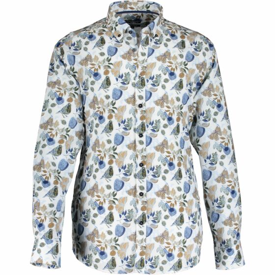 Shirt LS Printed Poplin 10214-5784