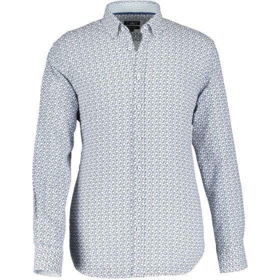 Shirt LS Printed Slub 10280-8457
