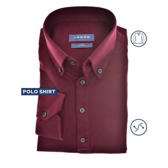 Shirt Donkerrood 141497-490000
