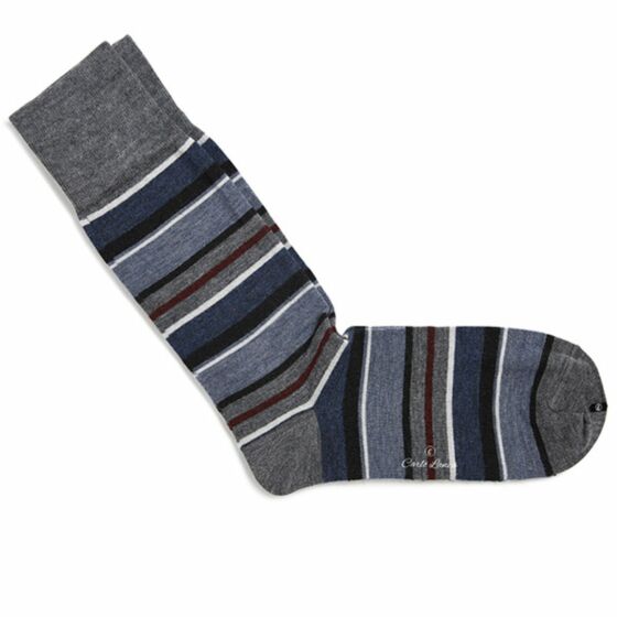 Sokken navy stripes 200-13