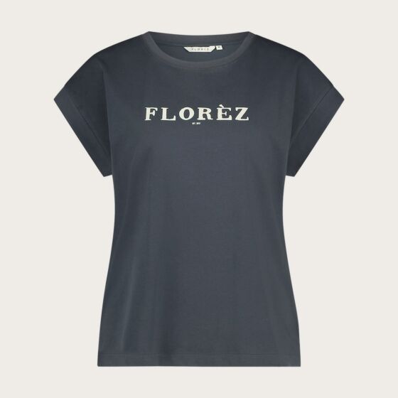 T-Shirt FLOREZ fien navy blue