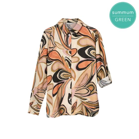 Blouse painted flower 2s2912-11773-120