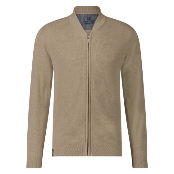 Cardigan honeycomb Mid brown 31.1111-143