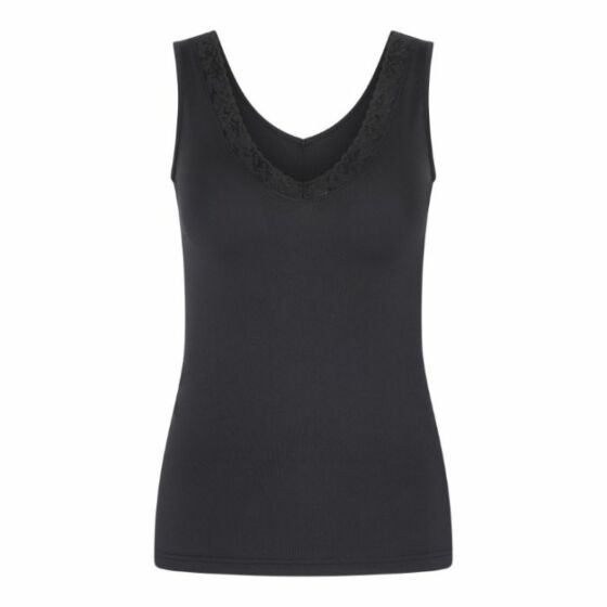 Singlet Bayonne kant zwart 32-044-007