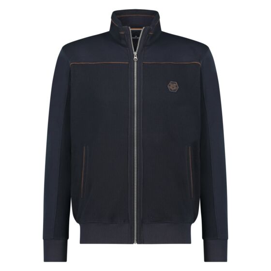 cardigan waffle structure Navy 32.2603-110