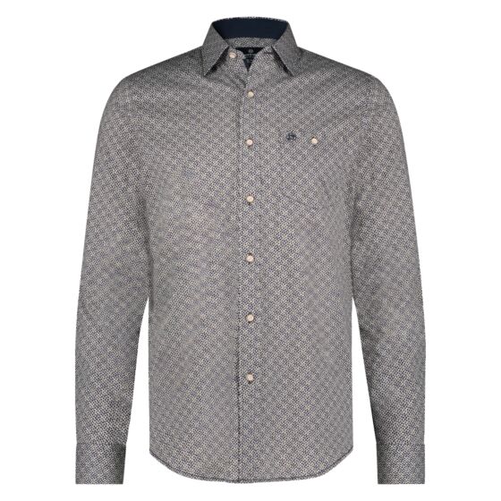 Shirt mini leaves dark Brown 32.6530-141