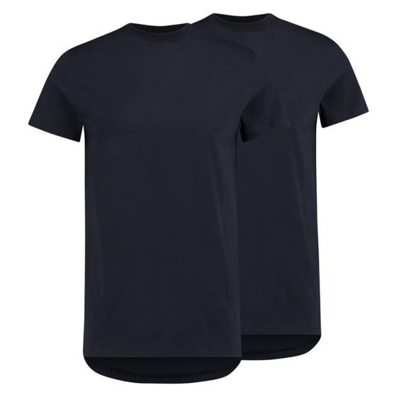 T-Shirt 2-pack amsterdam o-neck navy 37-042-280