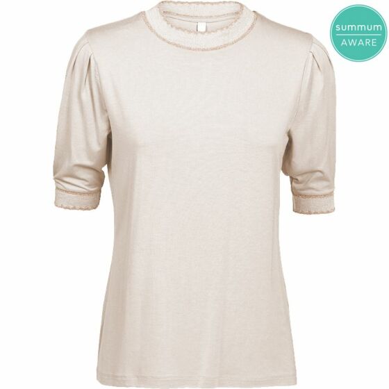 Top korte mouw scalloped kitt 3s4467-30166-135