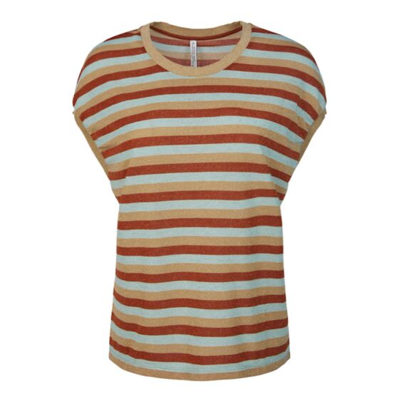 Top lurex multicolour stripe 3s4514-30217-285