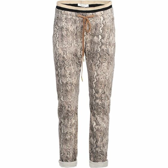 Broek snake print soft tencel 4s1883-11139-728