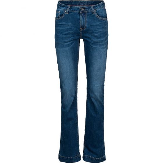 Jeans flared wash dark blue 4s2023-5060-488