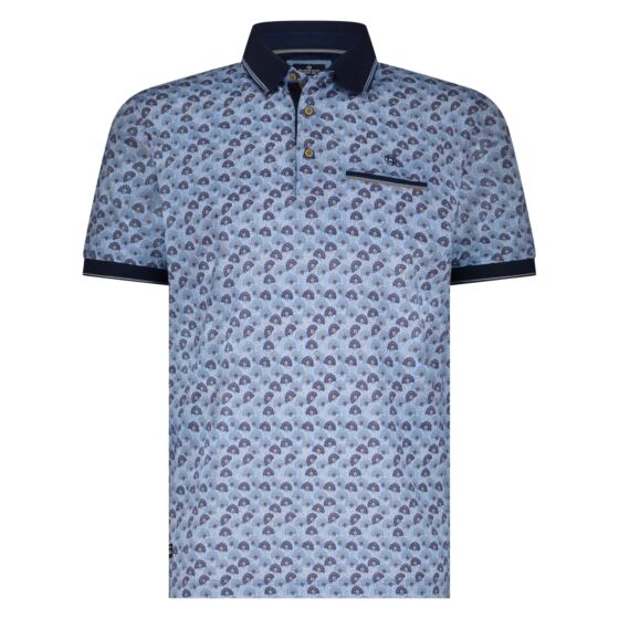 Polo fan flowers Light Blue 51.3609-118