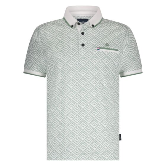Polo Geomatric design Mint green 51.3631-175