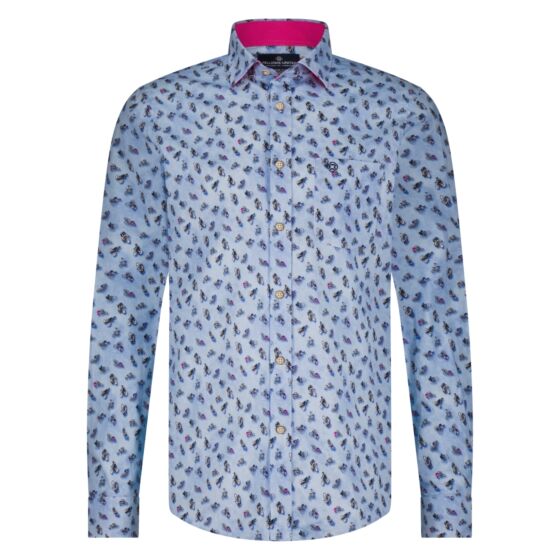 Shirt lange mouw bycycles Mild Berry 51.6532-165