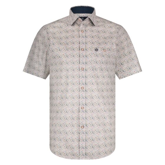 Shirt korte mouw flowers Mild Berry 51.6649-165