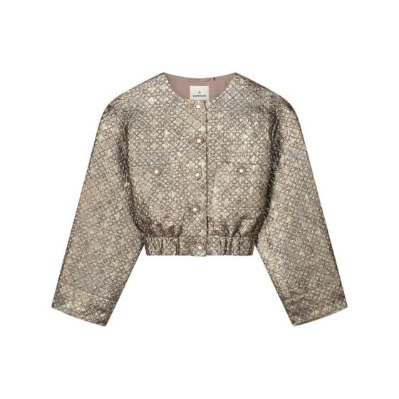 Jack SUMMUM lurex jacquard cashmere