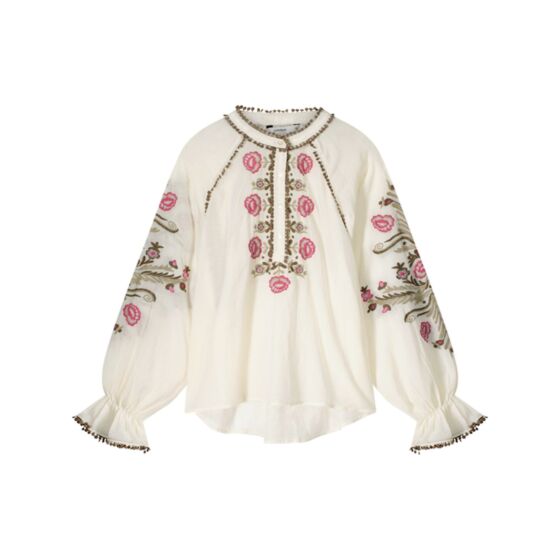 Blouse SUMMUM flower embroidery