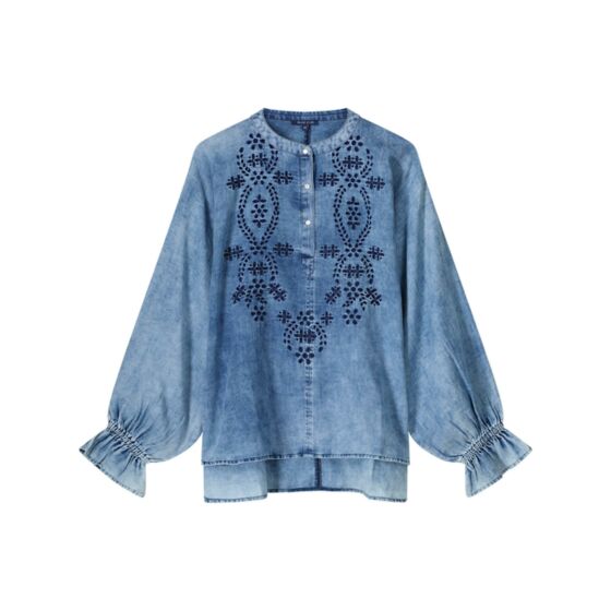 Blouse SUMMUM indigo anglaise 