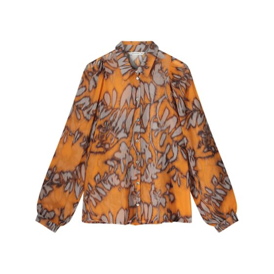 Blouse SUMMUM spicy orange print 
