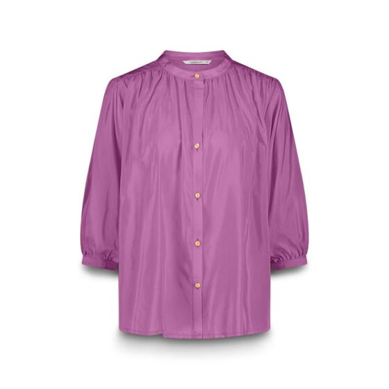 Blouse SUMMUM wide cotton viscose cyclaam