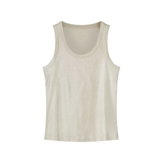 Top SUMMUM rib cotton ivory