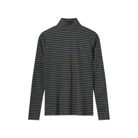 Coltrui SUMMUM lurex stripe midnight blue
