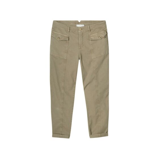 Broek SUMMUM straight leg rough twill