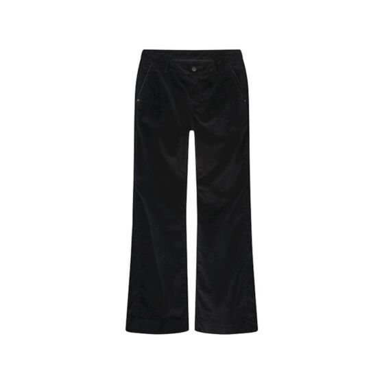Broek SUMMUM slim flared soft stretch velvet