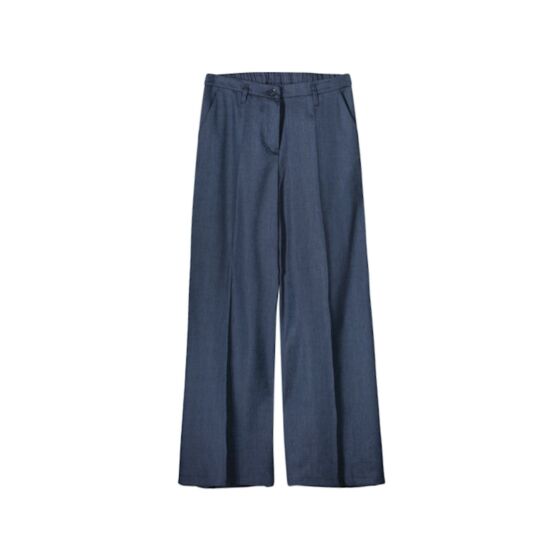 Pantalon SUMMUM linen blend night sky