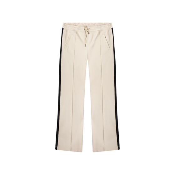 Broek SUMMUM with tape punto milano ivory