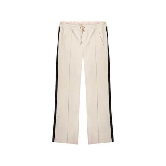 Broek SUMMUM with tape punto milano ivory