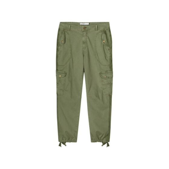 Cargobroek SUMMUM stretch sateen combat green