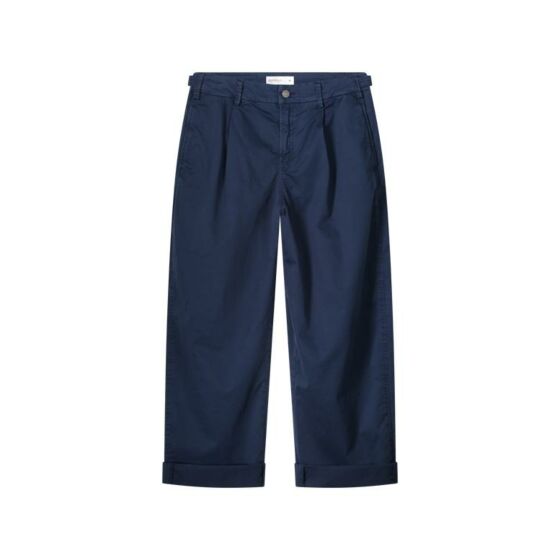 Broek SUMMUM cocoon chino aurora navy noir