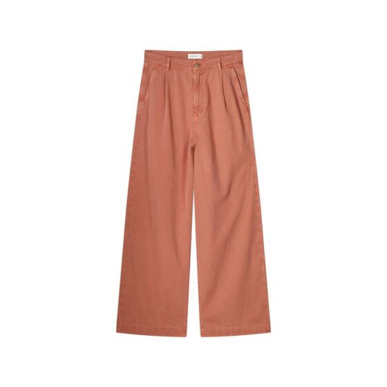 Broek SUMMUM wideleg sway tencel sephia blush