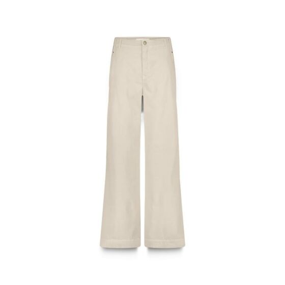 Broek SUMMUM wideleg skye tencel ivory
